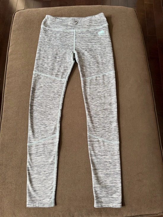 Roots Other - Roots Grey Space-Dyed Leggings with Mint Accents